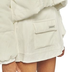 My Mum Made It White Corduroy Cargo Flare Skirt XS